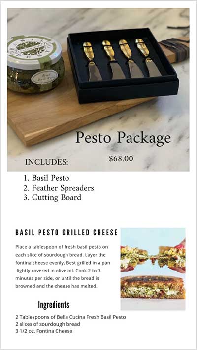 Pesto Package